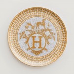 Hermes - Mosaic 24 Gold Tart Platter